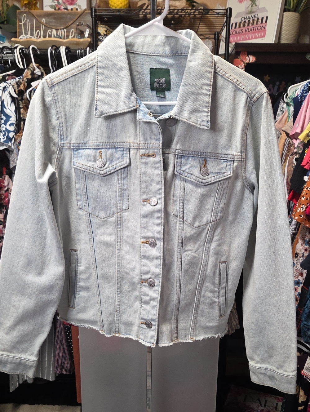 wild fable Light Wash Blue Denim Jacket